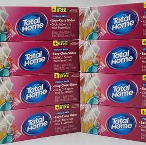 8 Pack of 8 Count 1 Quart Storage Bags